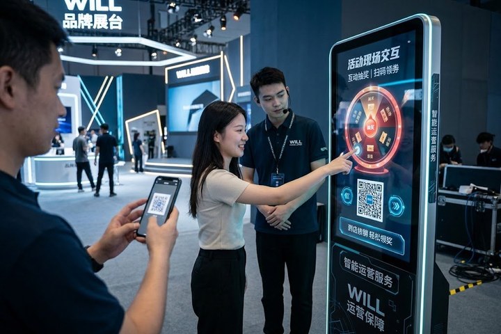 现场活动互动：幸运大转盘抽奖